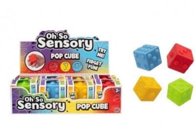 Pop Cube Fidget Toys Multi-Sensory World 