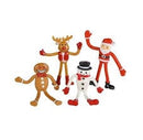 Mini Bendy Xmas figures Fidget Toys Multi-Sensory World 