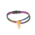 Zip Fidget Bracelets Fidget Toys Multi-Sensory World Rainbow Metallic 