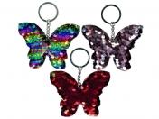 Butterfly Sequin Keyring Fidget Toys Multi-Sensory World 