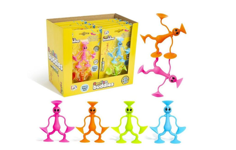 Fidget Suction Buddies Dolls, Playsets & Toy Figures Multi-Sensory World Pink/Orange 