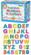 Foam Bath Numbers and Letters Baby Sensory Toys Multi-Sensory World 