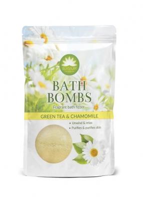 Green Tea and Camomile Bath Bombs Health & Well-being Multi-Sensory World 