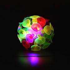 Light up Sucker Ball Glow Toys & Lighting Multi-Sensory World 