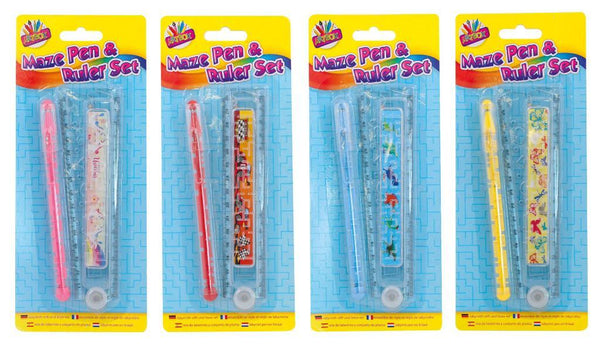 Maze Pen and Ruler Set Fidget Toys Multi-Sensory World 