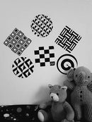 Monochrome Developmental Decals Baby Sensory Toys Multi-Sensory World 
