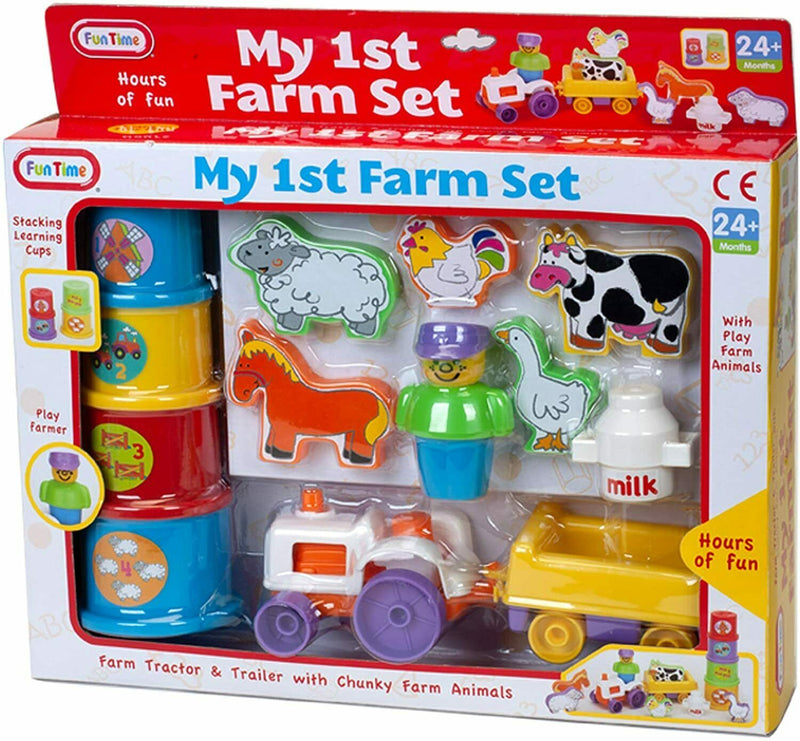 My First Farm Set Baby Sensory Toys Multi-Sensory World 