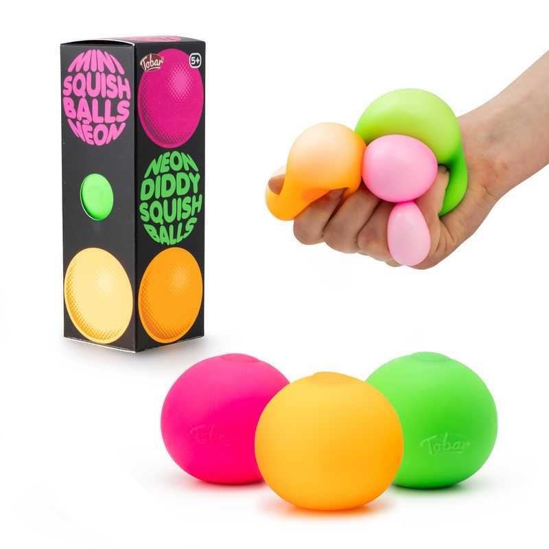 Neon Diddy Balls Fidget Toys Multi-Sensory World 