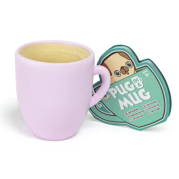 Baby pug in a mug top