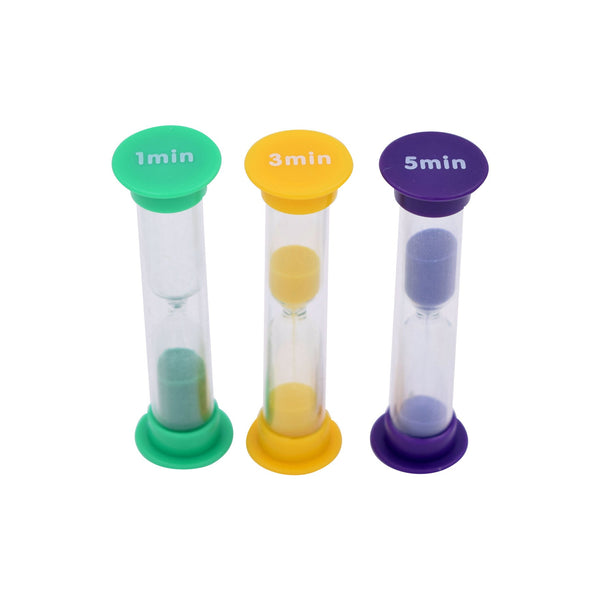 Sand Timer Set of 3 Educational & Schools Multi-Sensory World 