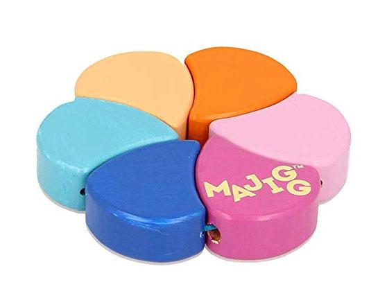 Wooden Flip Flop Bracelet Baby Sensory Toys Multi-Sensory World Orange 
